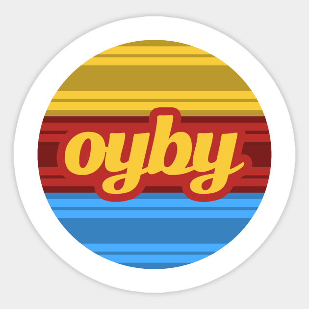 Oyby Pocket Logo Sticker by oyby